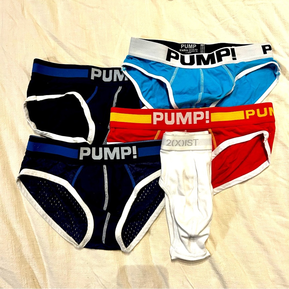 5 pairs Men’s underwear lightly worn.